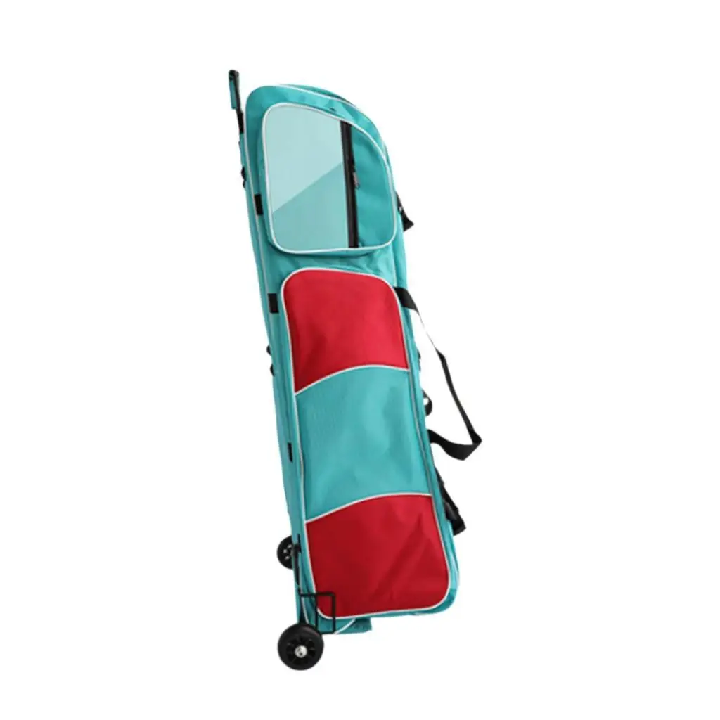 Fencing Bag with Wheels Lightweight with Retractable Handle Trolley Case Rolling Fencing Bag for Enthusiasts Saber Training Epee