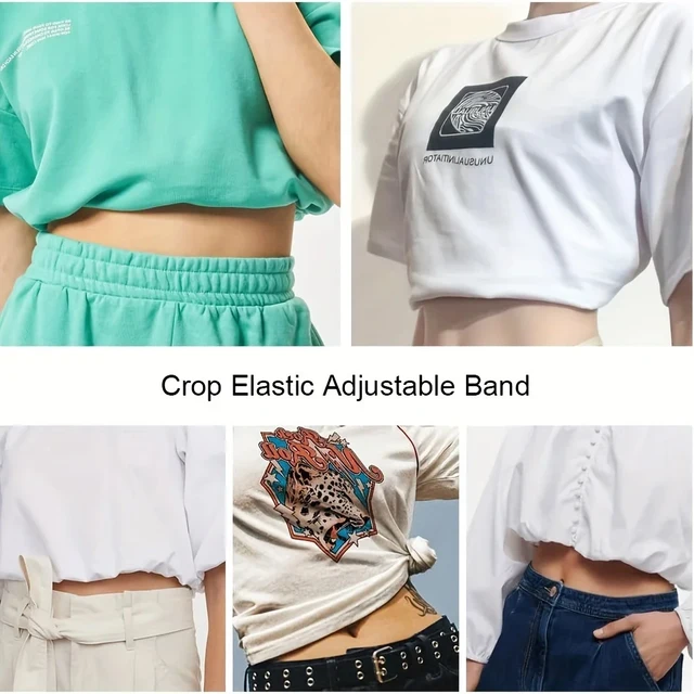 SOIMISS Cintura Tuck Band Tool Band Camicie da donna Tuck