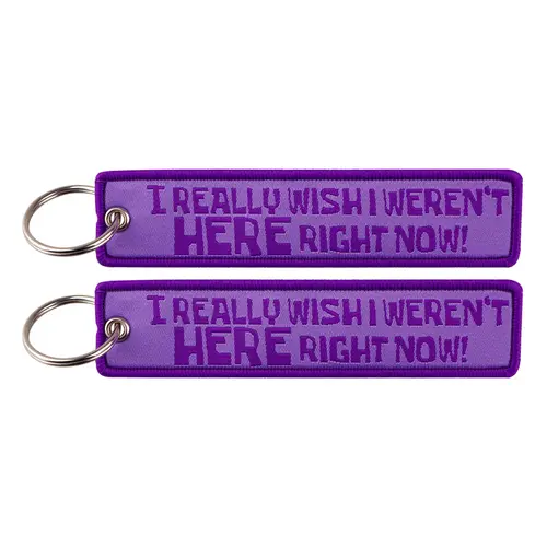 1pcs Computer Pop-up Window Quotes Embroidered Keys Tag Keychains For Motorcycles Backpack Fashion Key Ring Accessories Gifts - Image 43