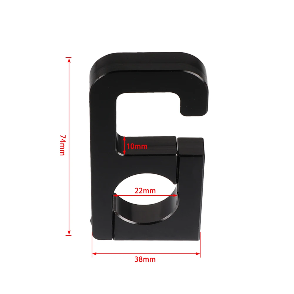 Motorcycle 22mm Handlebar Storage Hook Scooter Luggage Bag Hanger Helmet Claw Hook Hanger Hooks Aluminum Holder For Honda PCX