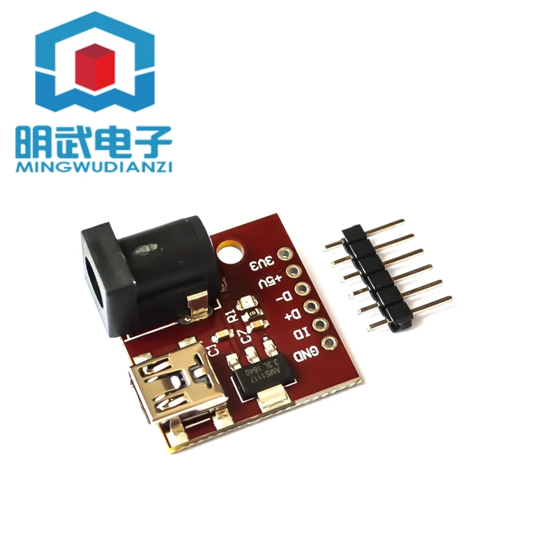 

Мини USB 5 В розетка USB интерфейс питания AMS1117 3,3 В постоянного тока