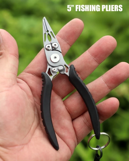 Stainless Steel Mini Fishing Plier Scissors Saltwater Resistant Tackle Kit  Multifunctional Tool Hook Remover Braid Line Cutter - AliExpress