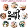 5-60Kg Adjustable Grip Strength Trainer with Finger Exerciser Hand Grip Strengthener for Muscle Building and Injury Recover 6