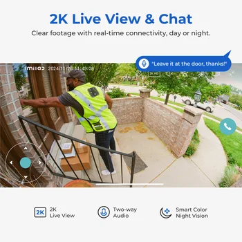 IMILAB EC5 -Smart Security System Kit, Outdoor Video Surveillance, Wireless App Control, Floodlight Camera, Wi-Fi, 2K 5