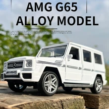 

1:32 G65AMG SUV Alloy Car Model Diecasts & Toy Metal Off-road Vehicles Car Model Simulation Sound Light Collection Kids Toy Gift