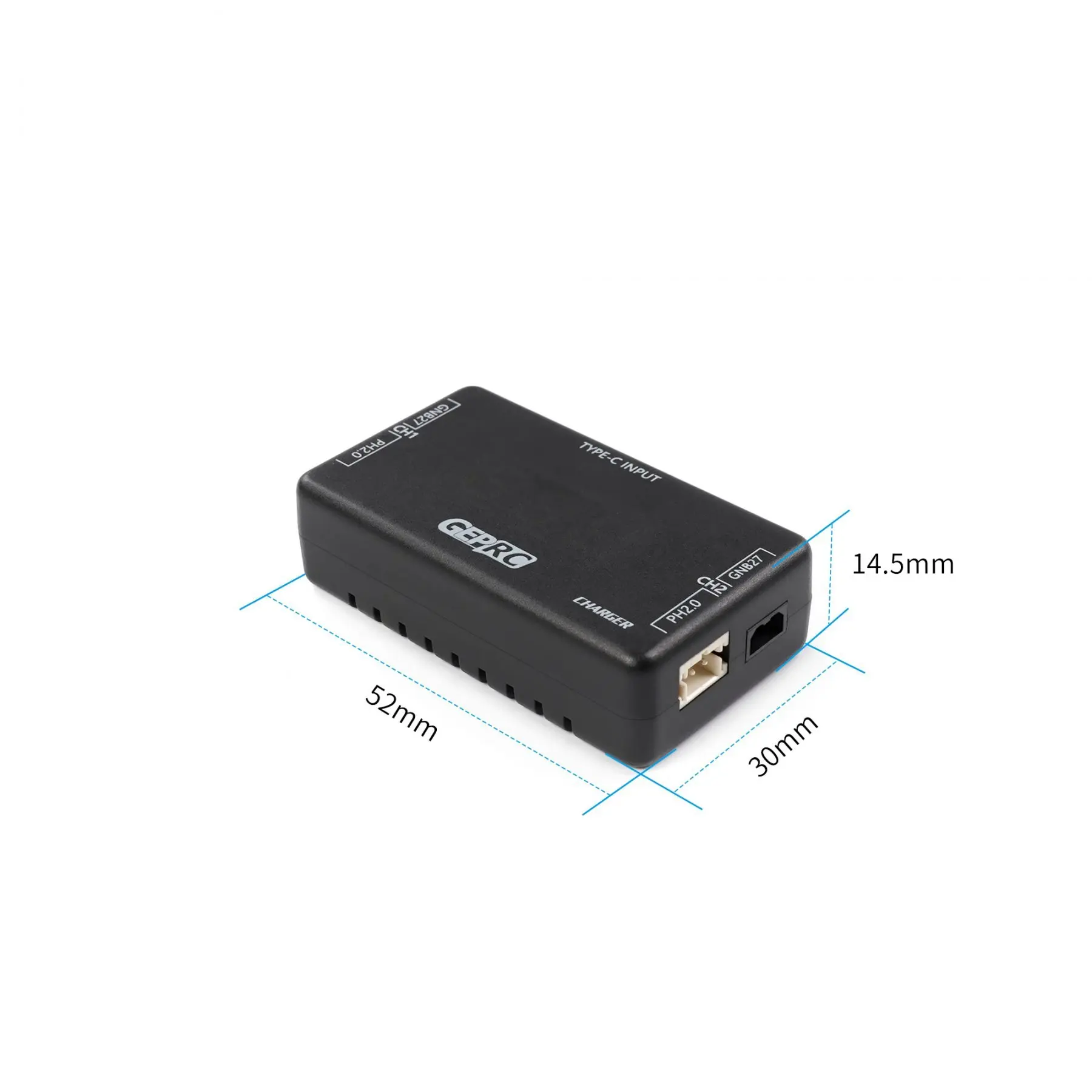 GEPRC GEP-C1 Charger - Type-C 1S LIHV Dual Port GNB27 PH2.0 Fully Charged Buzzer Suit For RC FPV Quadcopter Tinygo Series FPV Drone Battery Charger 15