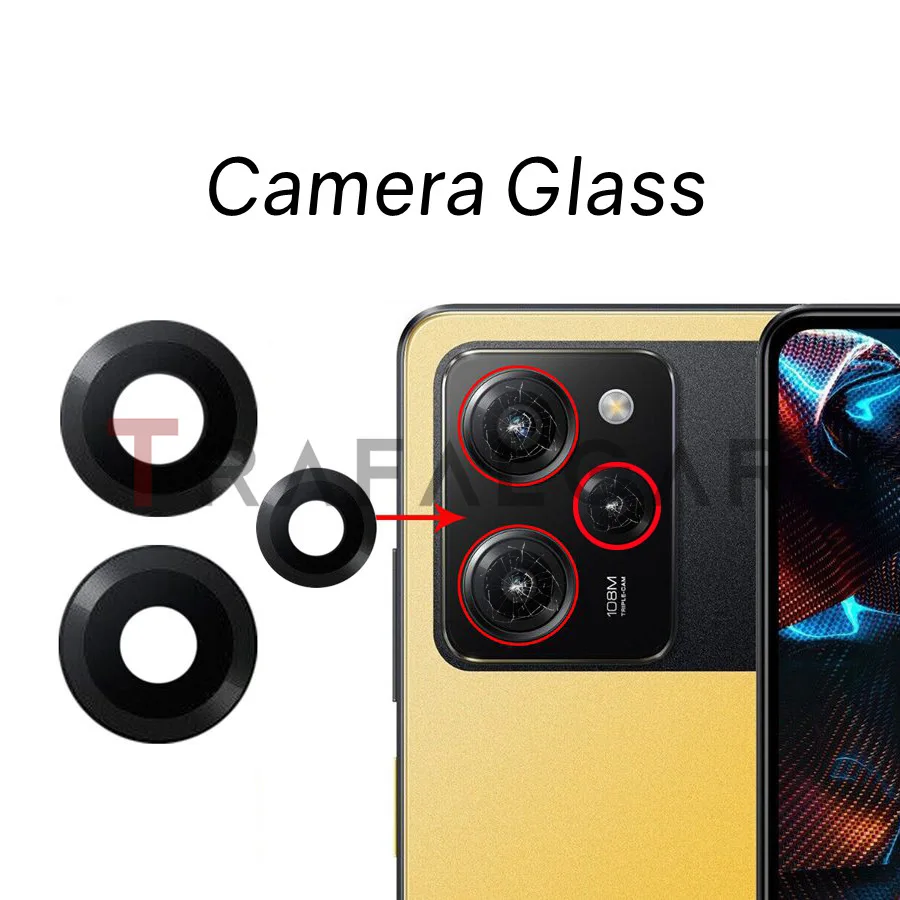 Kit Cover Posteriore In Vetro Per Xiaomi Poco X4 Pro | Sostituzione Coperchio Batteria Con Obiettivo Fotocamera E Strumenti | Blu | EONPAM
