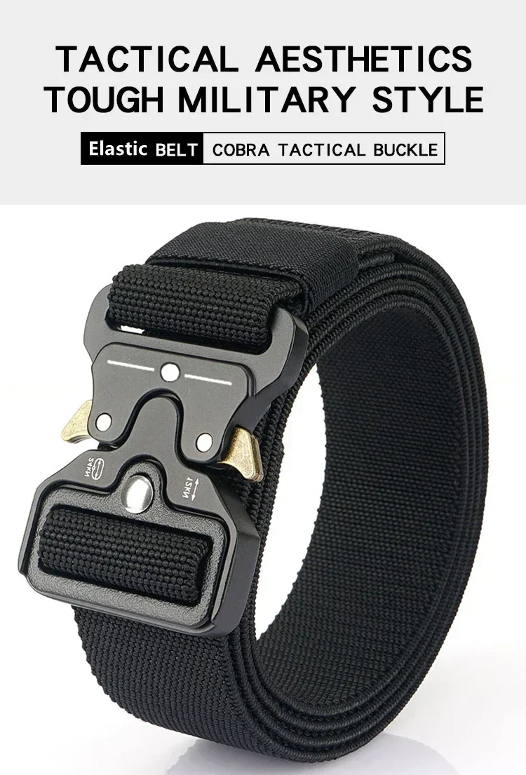 Outdoor Jagd Metall Taktische Gürtel Legierung Schnalle Hohe Qualität Multi-Funktion Marine Corps Leinwand Gürtel für Männer männer Gürtel – Detail 10