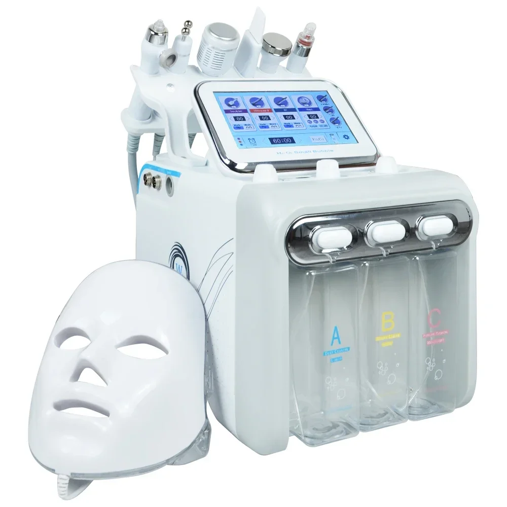 Beauty Salon Essential Hydrogen Oxygen Machine 7 In 1 Professional Face Skin Care Machine Hydro Water Oxygen Jet Peel Beauty