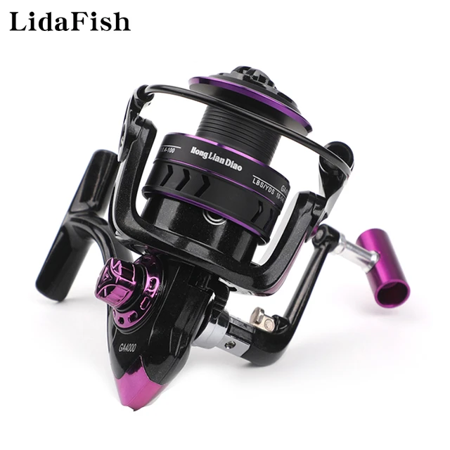 New 5.2:1 GA 1000 2000 3000 4000 5000 6000 Series Spinning Fishing Reel  11+1 Ball Bearings Sea Bass Fishing Tackle - AliExpress