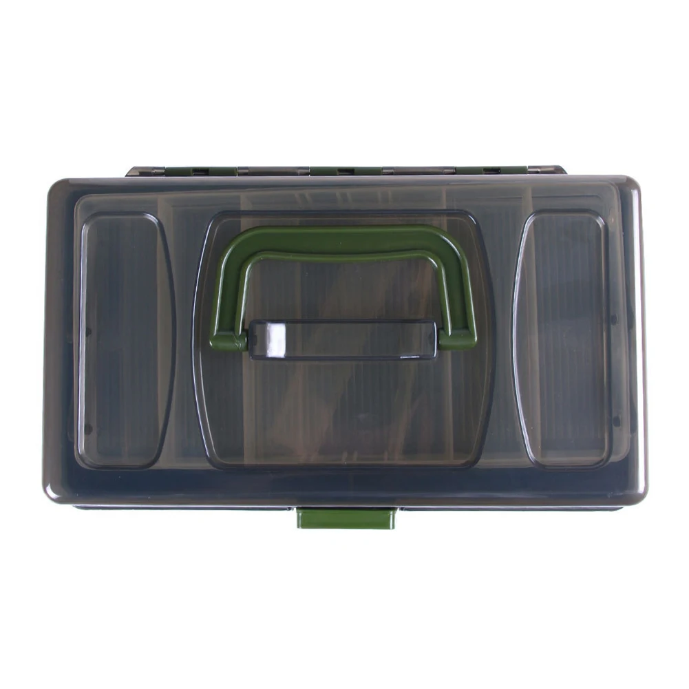 Description Picture 6 of item3 Layer Fishing Tackle Box Fishing Tool Storage Box Portable Plastic Storage Organizer Box Multifunctional for Outdoor Fishing