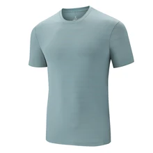 

Outdoor Ice Silk Short SleeveTT-shirt Men's Summer Thin Solid Color Leisure Sports Quick-Drying ShortTPressure Mark