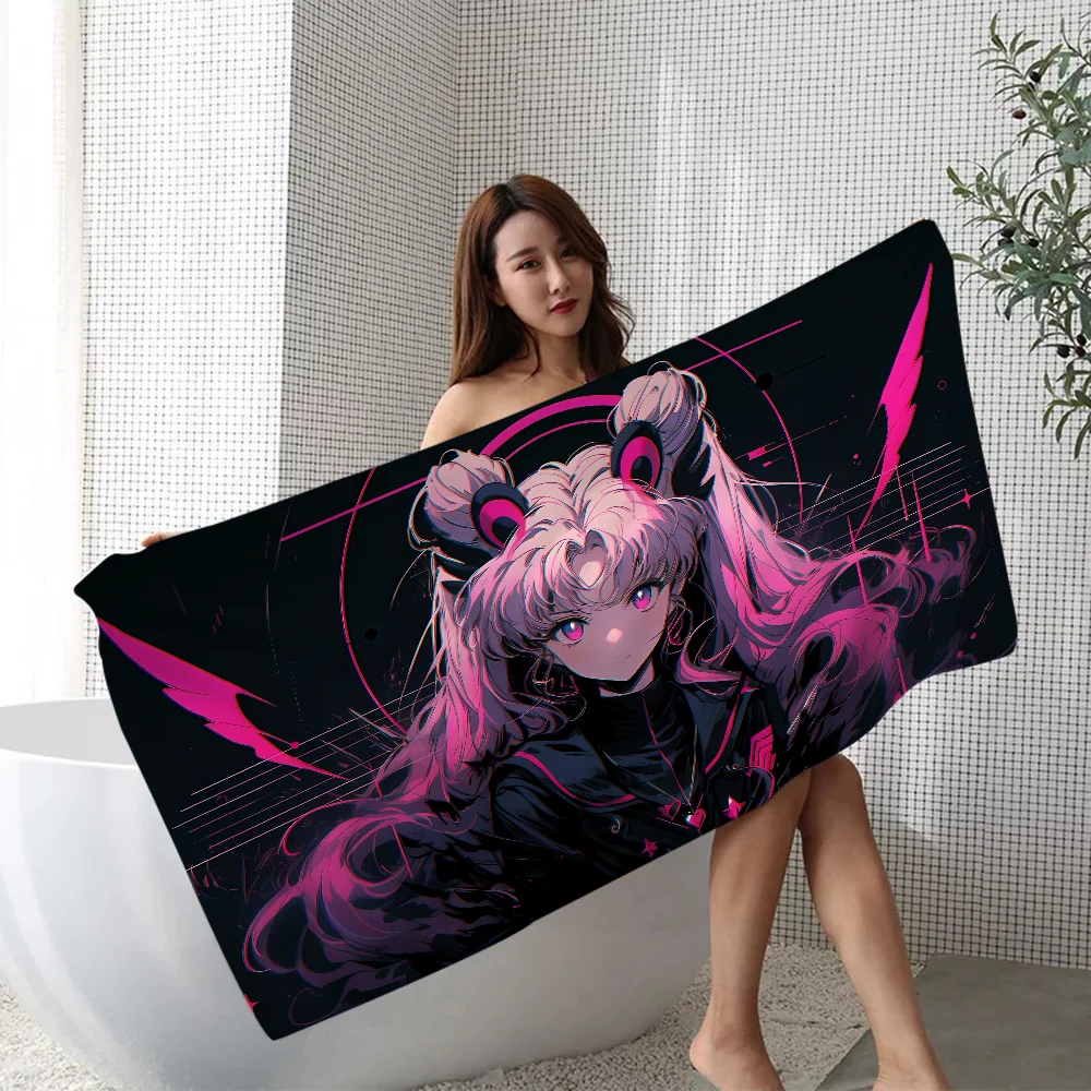 S-sailorES M-moonES Towel Microfiber Beach Towel Absorbent Quick dry Soft Yoga Swimming Resort Mountain Climbing Towel 6