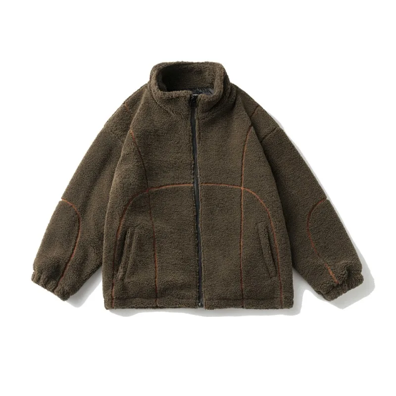 Зимняя хлопковая куртка в стиле ретро