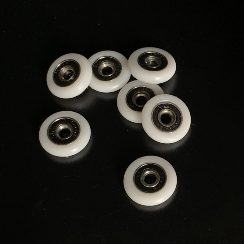 10 Pcs Bath Cabinet Roller Wheel Replace Shower Room Accessories Bearing Roller Wheel 19/20/23/24/25/26/27/28/29mm Drop Shipping images - 6