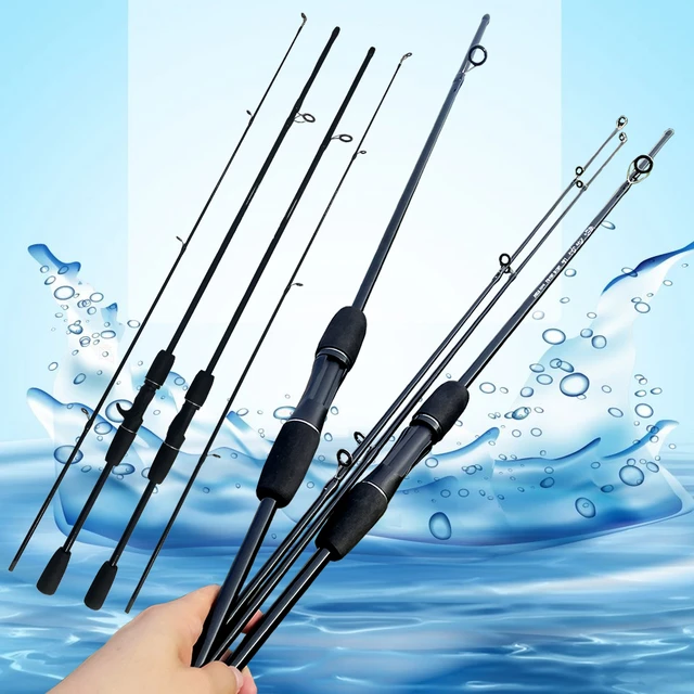 1.8m 1.68m Shore Casting Fishing Rod Carbon Fiber Spinning Fishing Pole Bait  Weight 2-10g River Lake Reservoir Pond Lure Rods - AliExpress