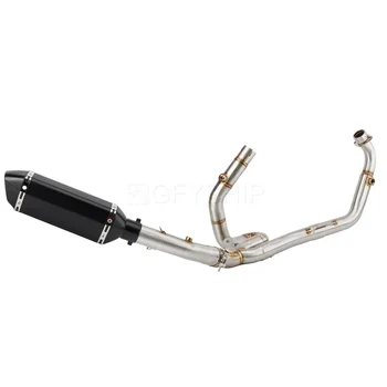 For Suzuki SV650 2003-2015 SV 650 SV650S SV650 S Escape Slip-on Motorcycle Exhaust Muffler With Header Link Pipe