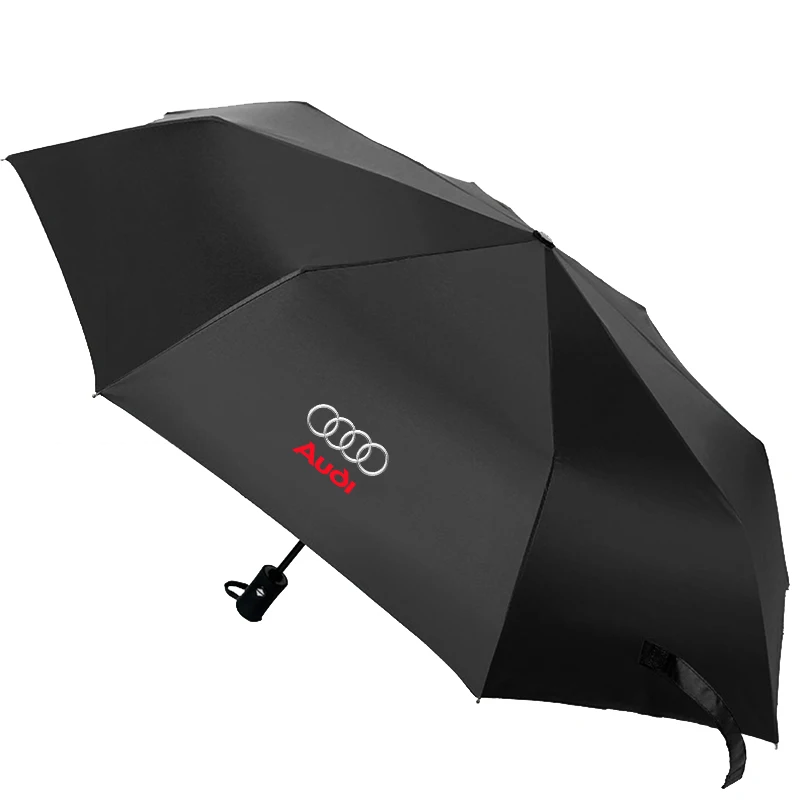Car Fully Automatic Compact Folding Custom Umbrella Car Accessories For Audi sline TT Q2 Q3 Q5 Q7 Q8 A3 A4 A5 A6 A7 R8 B5 B6 B7 2 Sd021783dd6314e149a622fb55d0cfb78A