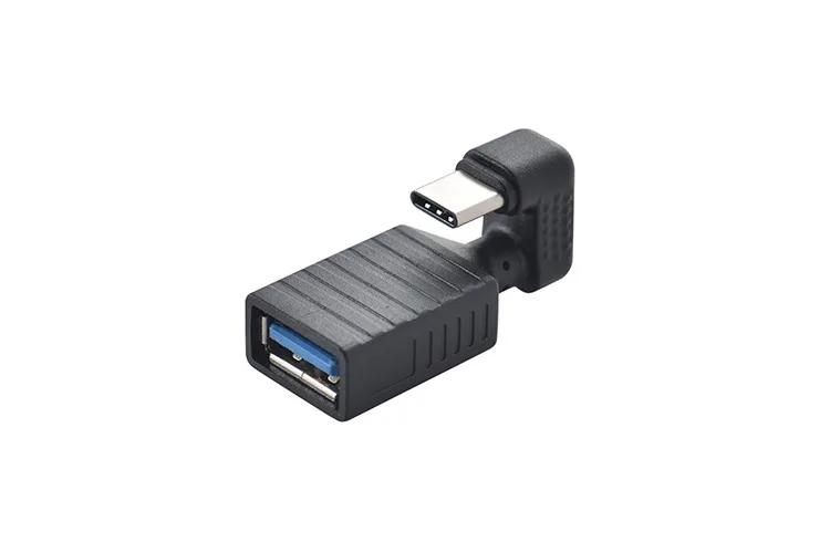 

New Type C OTG Adapter 180 Degree Up Down Angle Usb3.0 Interface Converter Adapter for Smart Phones Tables Connector