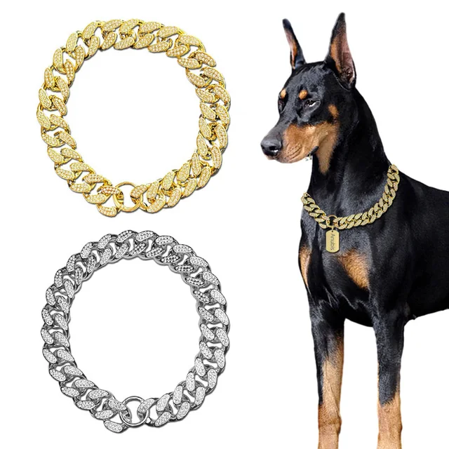 Cool Dog Chain Collar 1