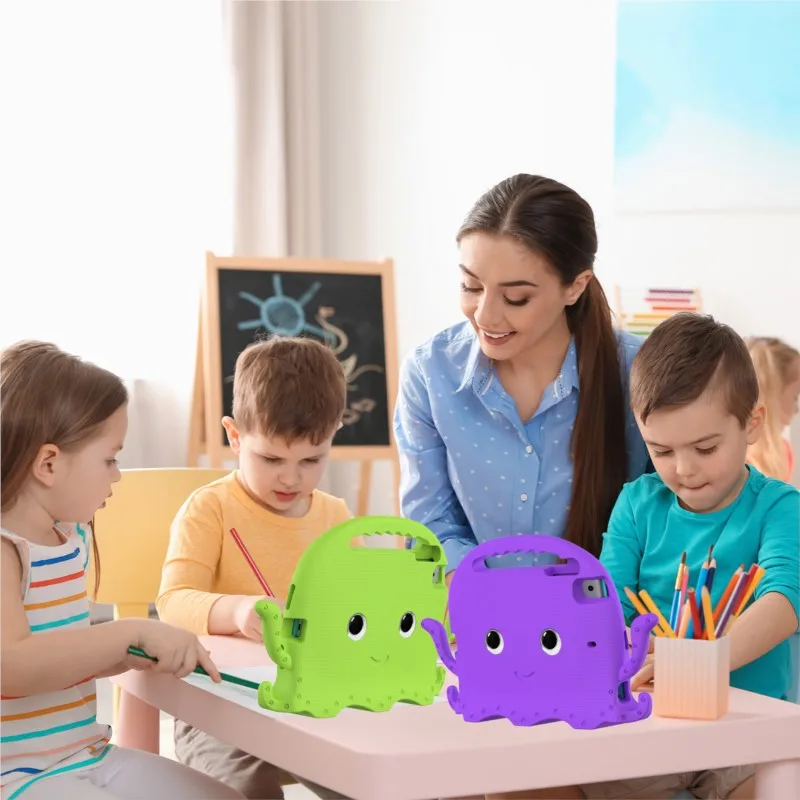 Octopuses EVA Kids Shockproof Tablet Cover