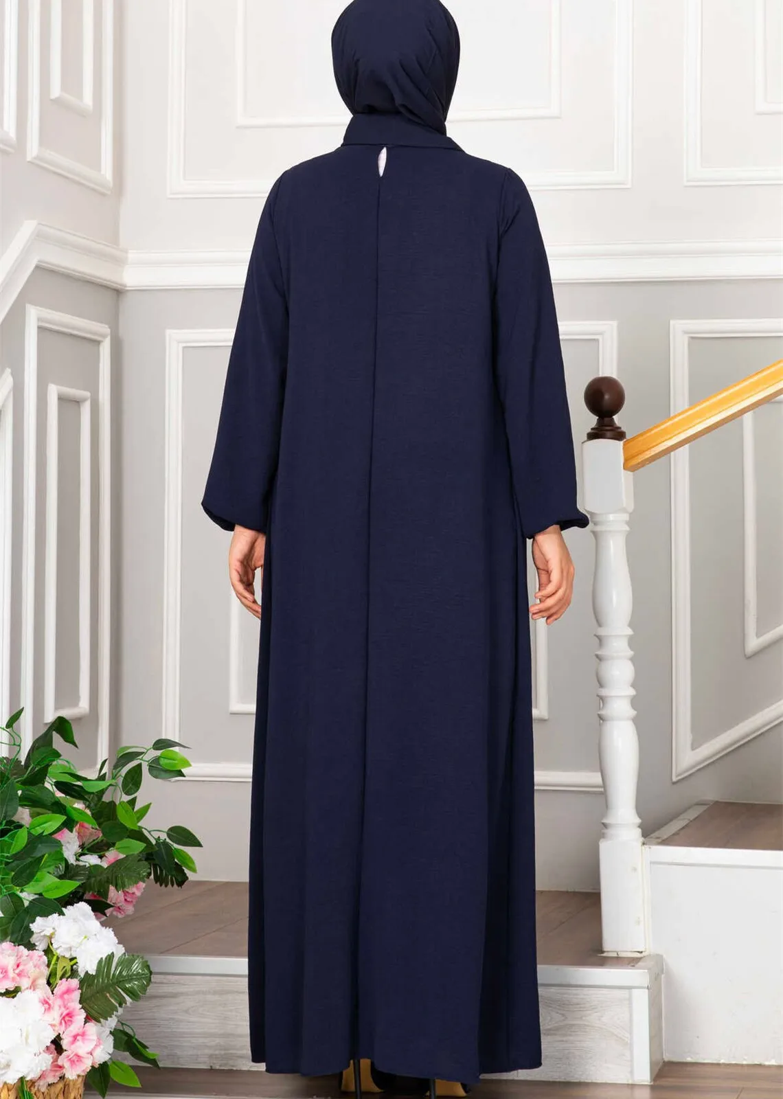 Modest Muslim Fashion Dress Solid Color Pleated Abaya Dubai Turkey African Long Dresses For Women Islamic Clothing Kaftan 2023