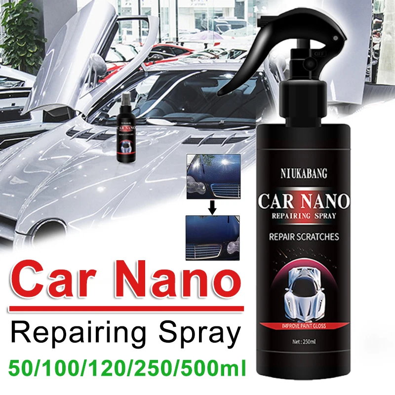 120ml Nano Car Scratch Removal Spray Repair Nano Spray Scratches Car  Scratch Repairing Polish Spray Car Ceramic Coating - AliExpress