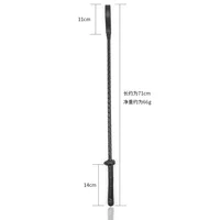 71CM PU Leather Paddle Whip,Riding Crop PU Leather Flogger Horse whip，Handle With Wrist Strap 2
