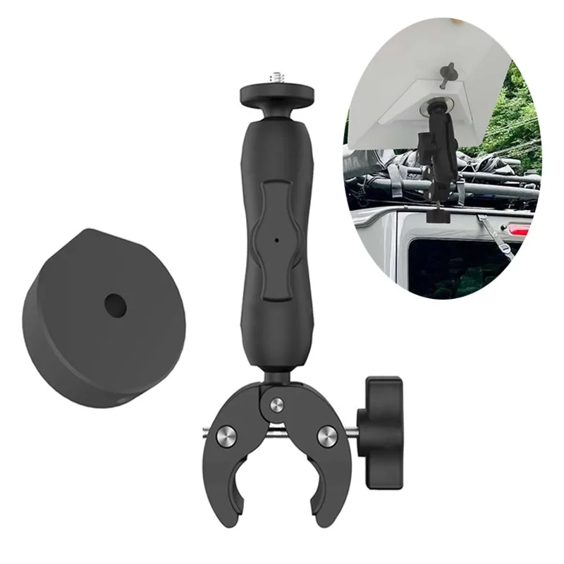 Starlink Mini Support Mount Kits Ethernet Satellite 1/4 Screw Adapter Adjustable Clamp Bracket Mini Case Roof Rack Accessories