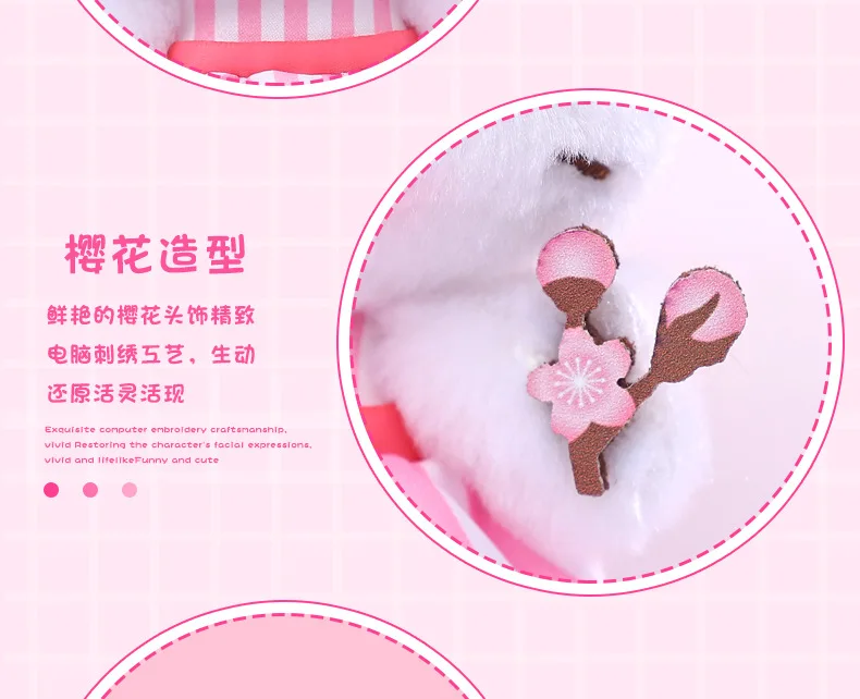 Sanrio Peluche Hello Kitty Kuromi Melody Cinnamoroll Stofftiere Anhänger Niedliche Plüschtiere Schlüsselanhänger Anime Schlüsselanhänger Geburtstagsgeschenk – Detail 7
