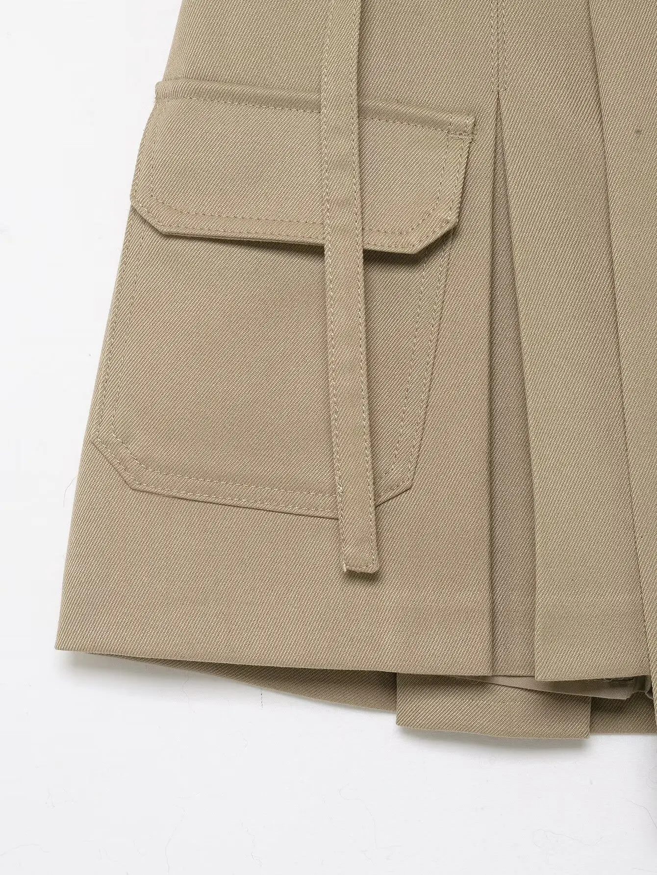 KONDALA Trendige lässige Overalls-Shorts für Damen, Khaki-Taschen, Schnür-Culottes, 2026, Frühlingsmode, Urlaub, Pendeln, Cargo-Shorts – Detail 9