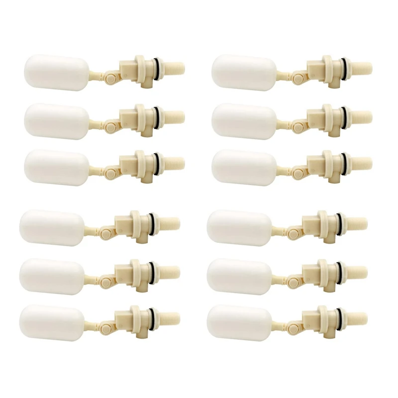 

12 Pack Float Valve For Automatic Waterer Bowl Horse Cattle Goat Sheep Pig Dog Water Trough Farm Supplies