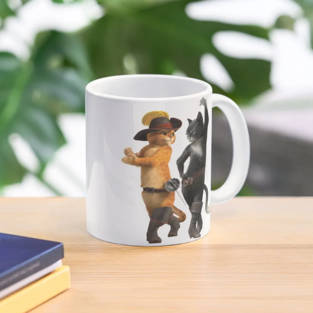 

Puss in Boots Coffee Mug Breakfast Cups Ceramic Cups Mug