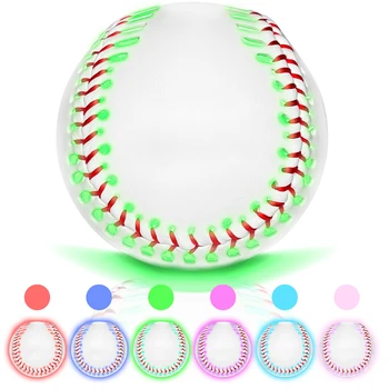Light Up Baseball, Glow in The Dark Baseball, Sports Gear Accessories Gifts for Boys, Girls, Kids Teens All Ages Gift Ideas 1