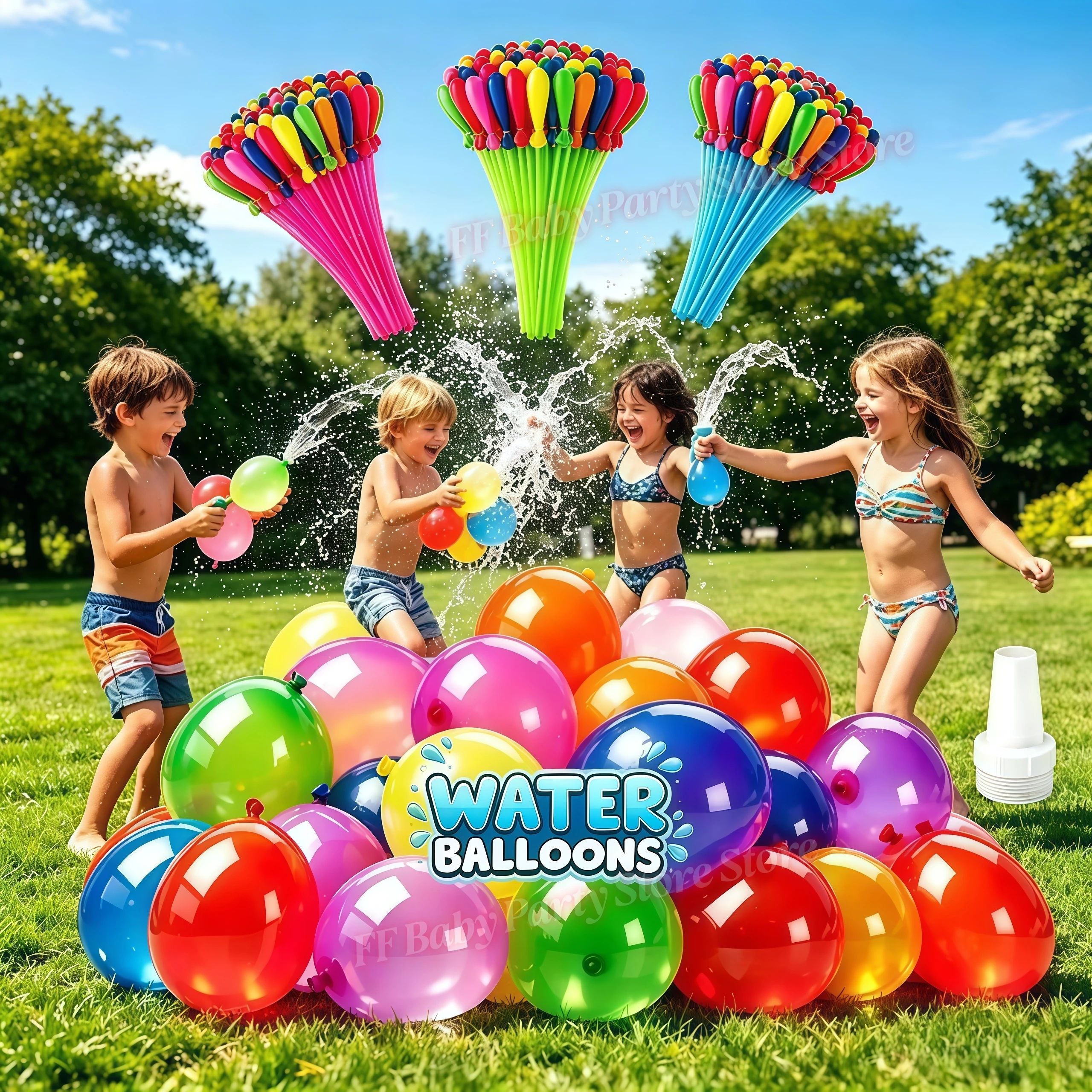 Self-Tying Water Balloon Set 6