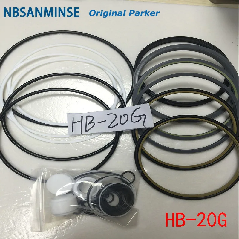 

NBSANMINSE Furukawa HB15G/HB20G/HB30G гидравлические комплекты уплотнений для выключателя, оригинальный упаковщик ISO7425/II Dsign, колесный погрузчик, газовая пружина