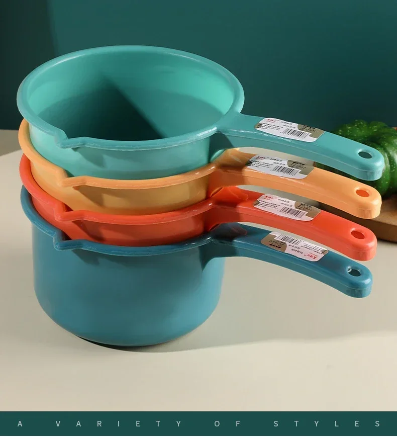 Description Picture 2 of itemKitchen Plastic Water Scoops Anti-drop Durable Large Vegetable Fruit Washing Ladle Baby Bath Dipper Shampoo Dipper Water Spoons