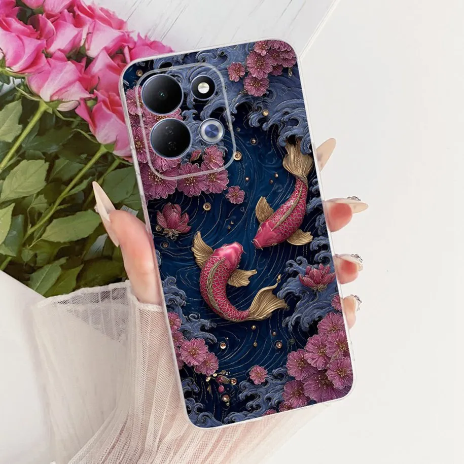 Cute Cartoon Animal Soft Silicone Clear Phone Case Cover