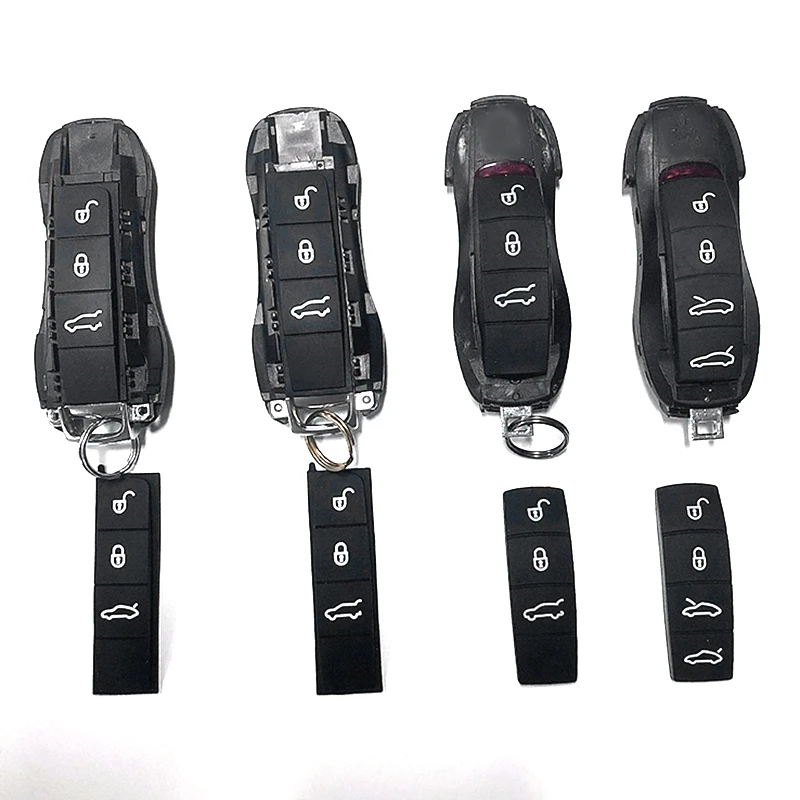 Custodia In Silicone Per Chiave Porsche – Adatta Per Macan, Cayenne, Panamera, 911, 718 – Protezione Antigraffio (Nero) - 5