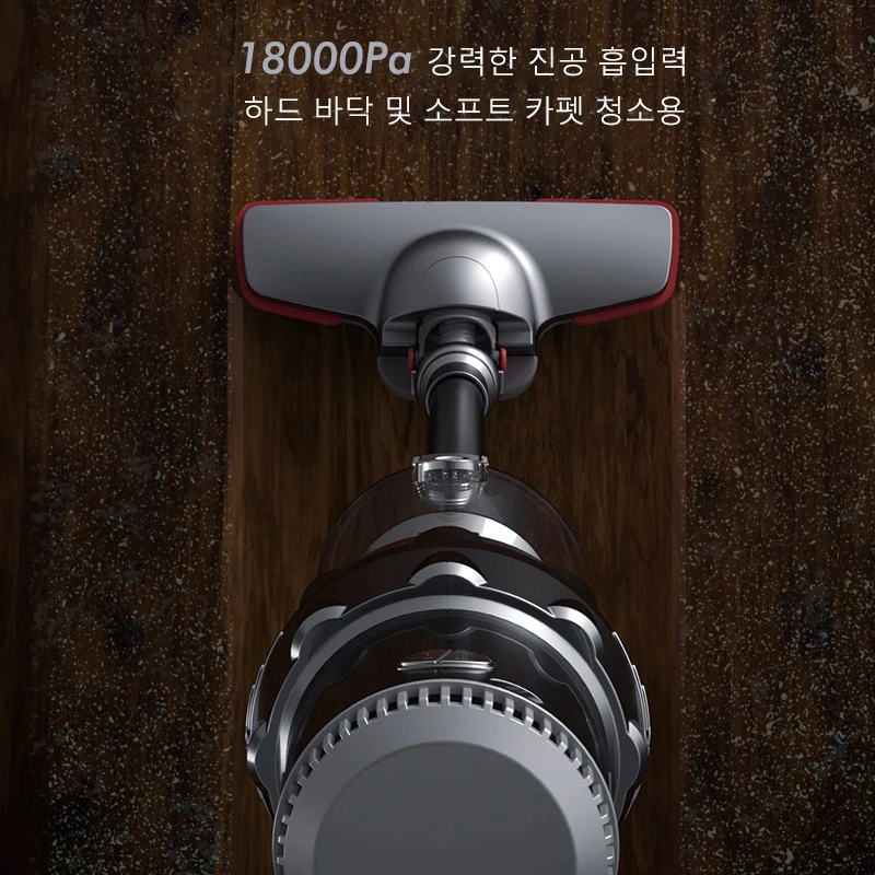 V12 무선 핸드헬드 청소기 180W 10kPa 흡입력 5IN 1봉 스탠드 청소기 다기능 가정용 자동차 진드기 청소기