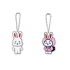 2pcs Kpop Miniteen Kawaii Keychain Acrylic Keyring JEONGHAN JOSHUA HOSHI VERNON DINO WONWOO WOOZI MINGYU Backpack Accessories 4