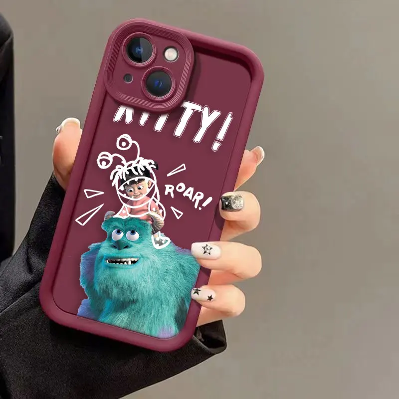 thumbnail image 1 of Luxtury-Funda de teléfono para iPhone, carcasa de silicona suave para iPhone 15, 14, 12, 13, 11 Pro, 8, 7 SE Plus, X, XR, XS Max, Disney Monsters, Inc, 1 of 5