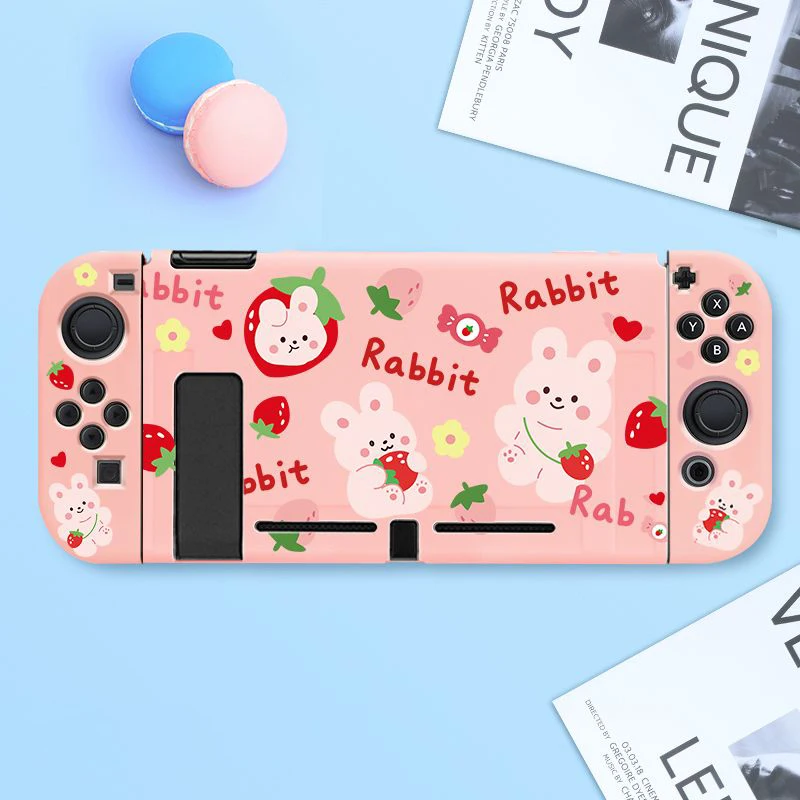 

Аксессуары для Nintendo Switch OLED, мягкий мультяшный защитный чехол из ТПУ Для Switch NS/OLED консолей