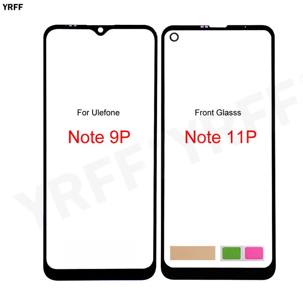 

Панель сенсорного экрана для Ulefone Note 9P 11P, передняя стеклянная панель экрана телефона
