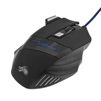 USB Wired Gaming Mouse 7 Button Backlit Ergonomic Mice 5500 DPI Backlight Adjustable Optical Mice for PC Gamer Computer Desktop 5