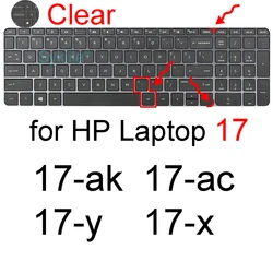 Silicone Keyboard Protector Skin for HP Laptops - Essential Cover Film Case (Clear)