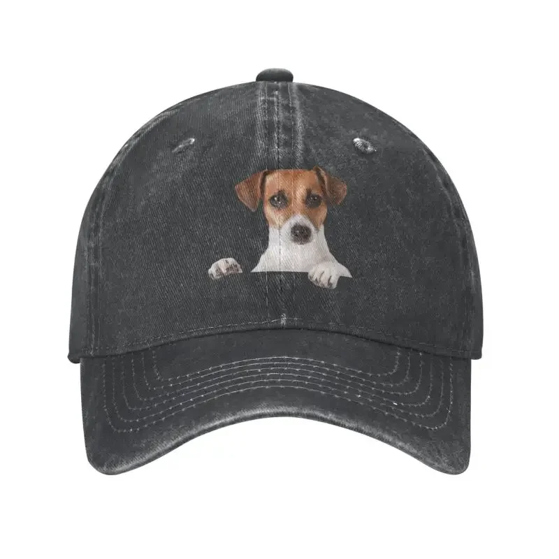 

Y2K Custom Cotton Jack Russell Terrier Baseball Cap for Men Women Adjustable Dog Lover Dad Hat Outdoor