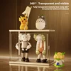 Large Capacity Transparent Acrylic Display Case-Handmade Craft Organizer with Adjustable Shelves for Mart Blind Box Collections 5