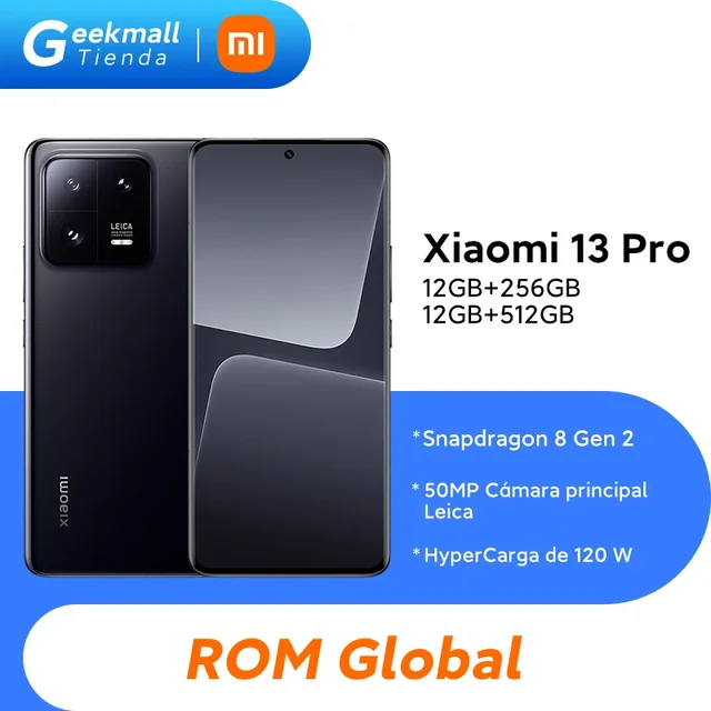 Global Rom Xiaomi 13 Pro Cn Version, 12gb 256gb 512gb, Snapdragon 8 Gen 2,  1 Ultra-large Sensor, Wqhd+ 120hz Amoled Display - Mobile Phones -  AliExpress