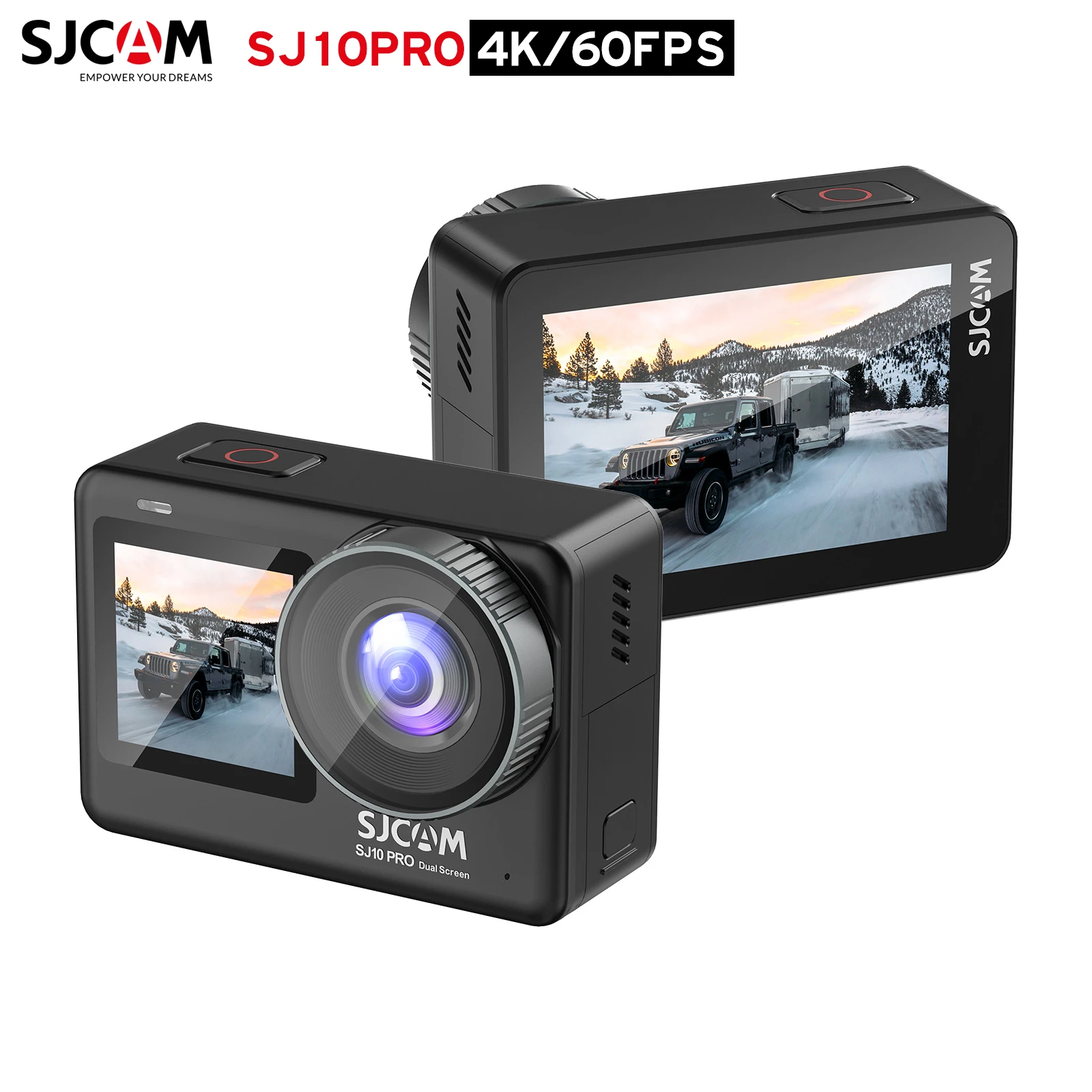 SJCAM deportiva SJ10PRO videocámara de 20MP con pantalla táctil IPS, resistente al agua hasta 30M, para surf, buceo y ciclismo| | - AliExpress